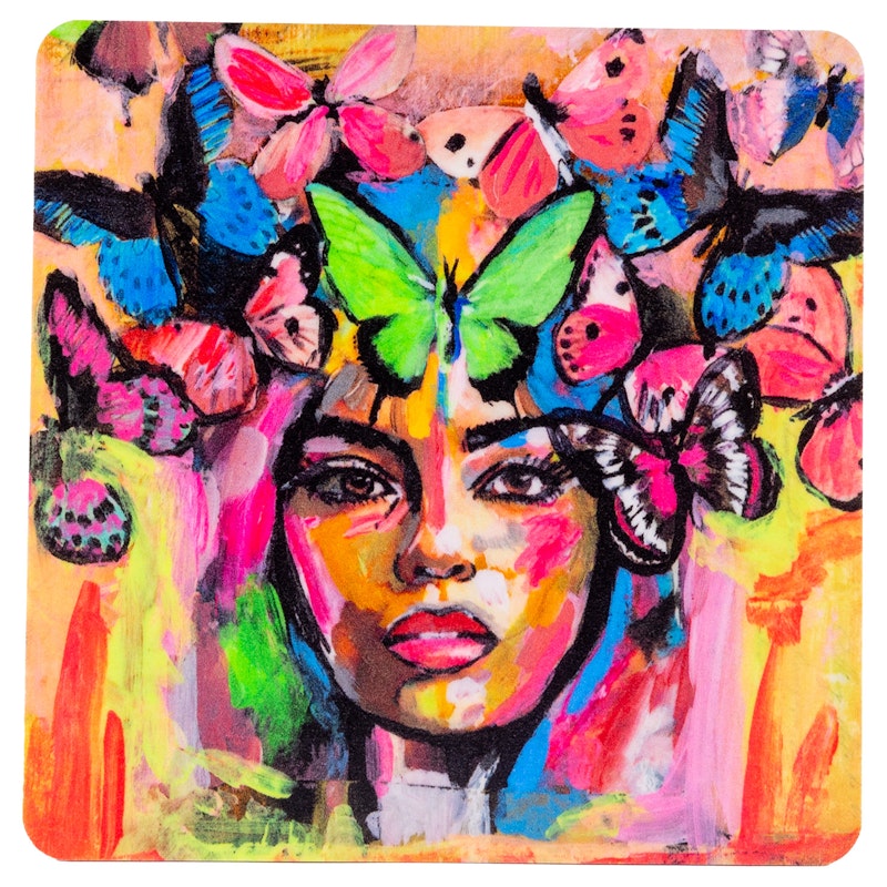 Coming Back to Life Lasinalunen 9x9 cm, Multi