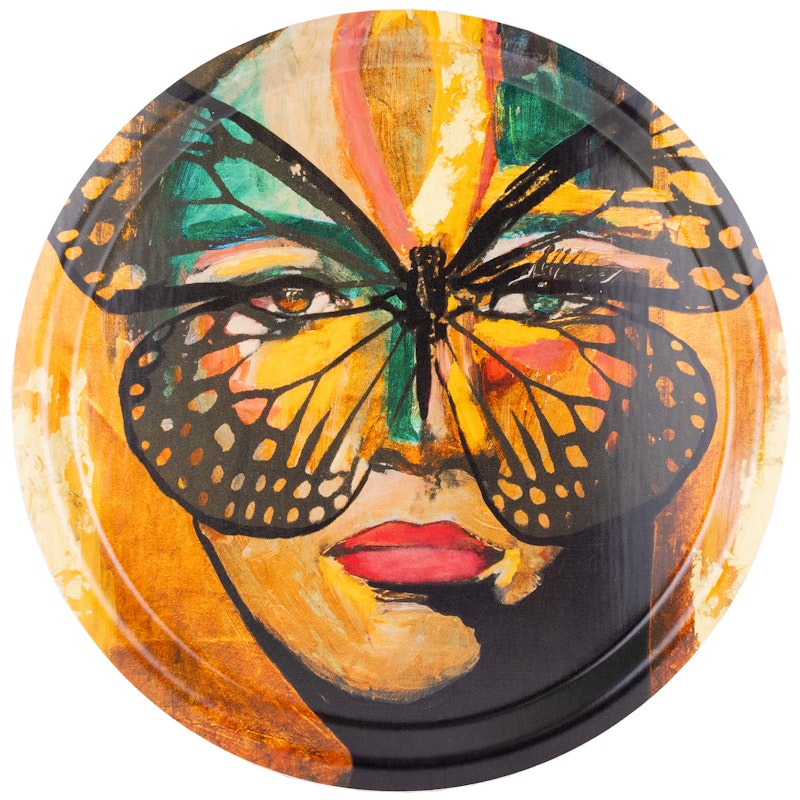 Golden Butterfly Tarjotin, 31 cm