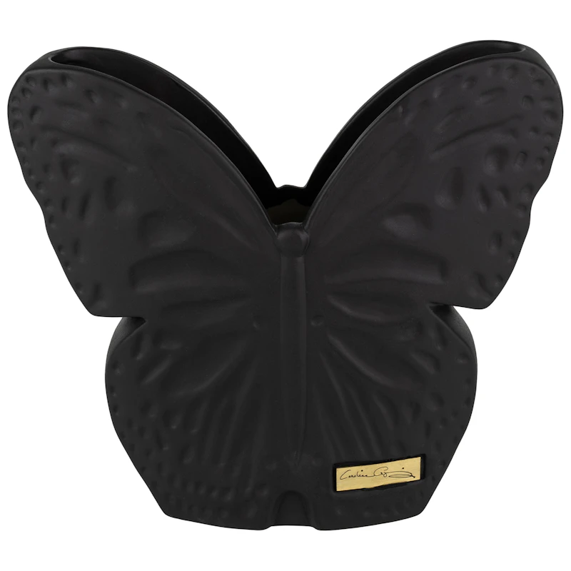 Secret Butterfly Vaasi Pieni, Musta