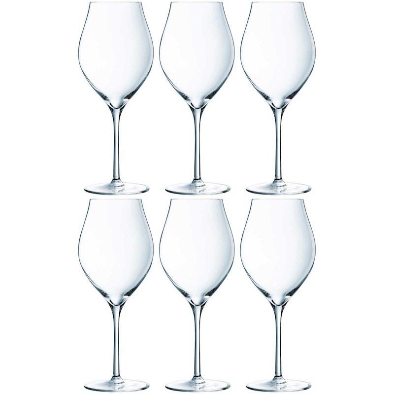 Exaltation Valkoviinilasi 38 cl Transparent, 6 kpl:n pakkaus