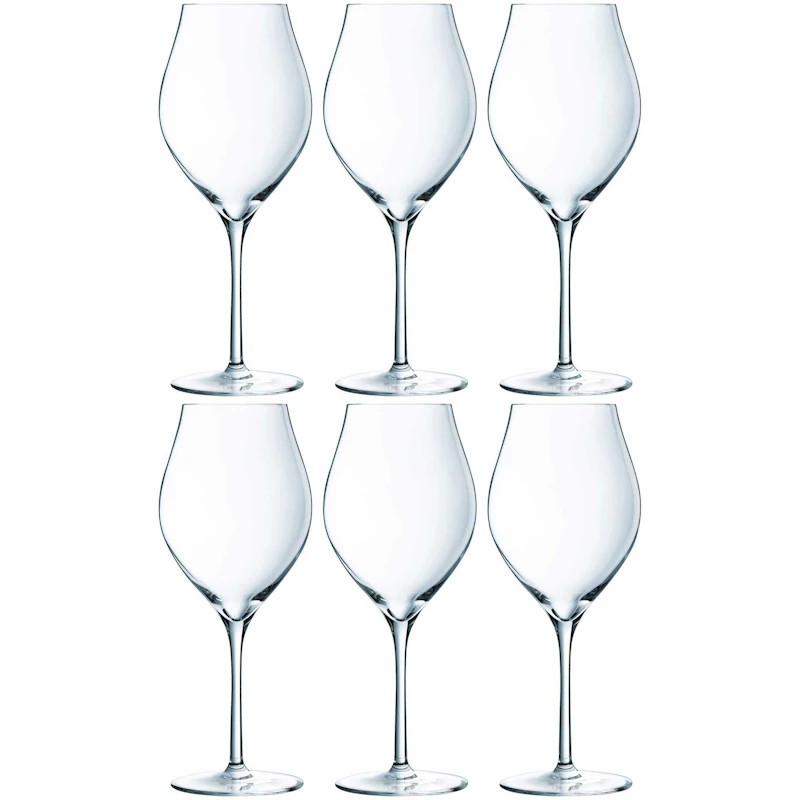 Exaltation Valkoviinilasi 38 cl Transparent, 6 kpl:n pakkaus