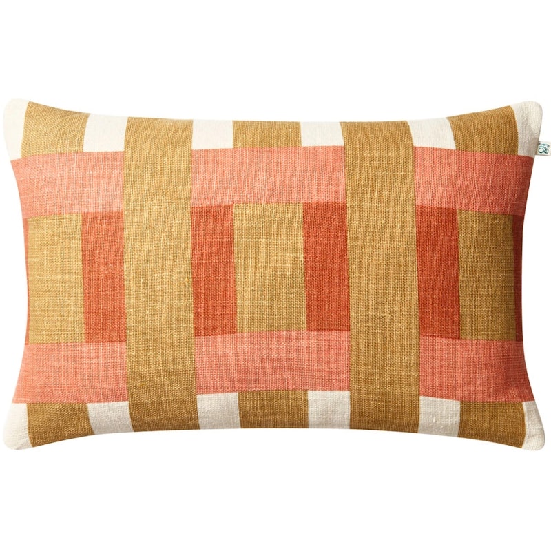 Benaras Tyynynpäällinen 50x50 cm, Apricot Orange / Khaki