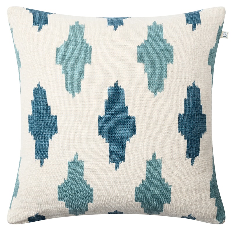 Ikat Agra Tyynynpäällinen 50x50 cm, Heaven Blue/Palace Blue