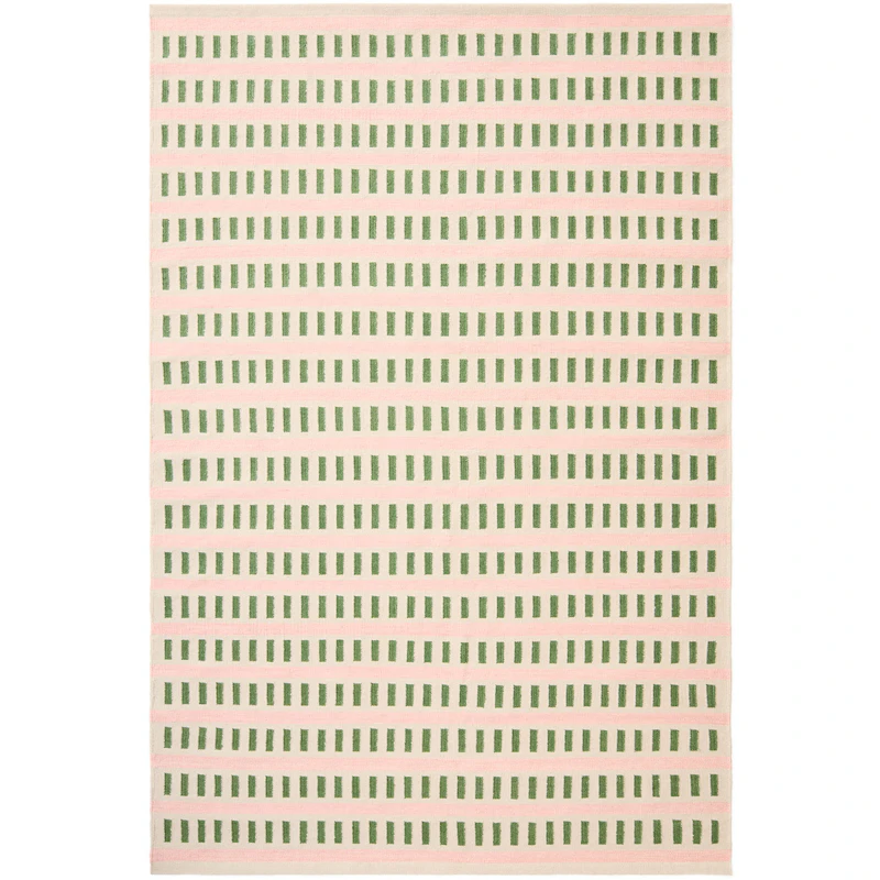 Ladakh Villamatto 180x270 cm, Cactus Green / Dusty Pink