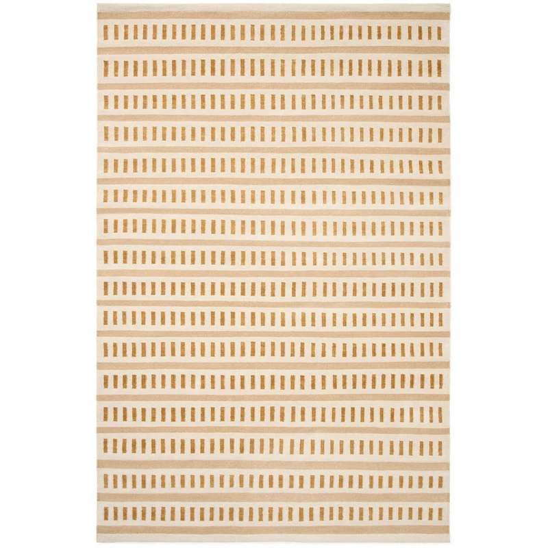 Ladakh Villamatto 180x270 cm, Luonnonvalkoinen / Beige / Masala Yellow