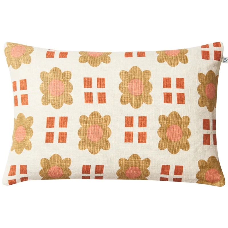 Lalit Tyynynpäällinen 50x50 cm, Apricot Orange / Khaki
