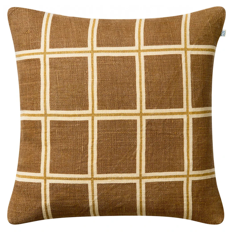 Raha Tyynynpäällinen 50x50 cm, Ruskeanharmaa / Masala Yellow