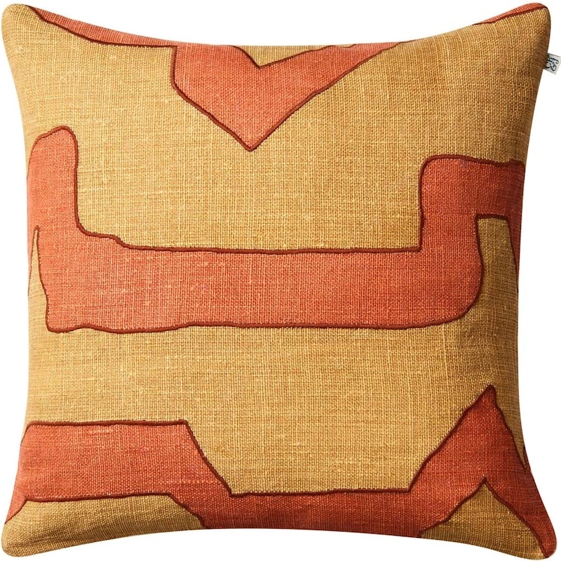 Sikkim Tyynynpäällinen 50x50 cm, Apricot Orange / Khaki