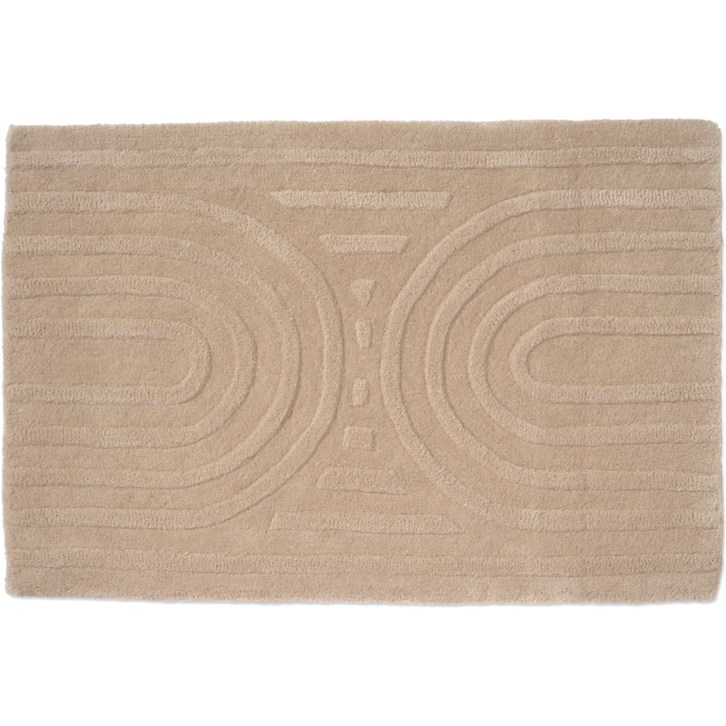 Curve Ovimatto 60x90 cm, Beige