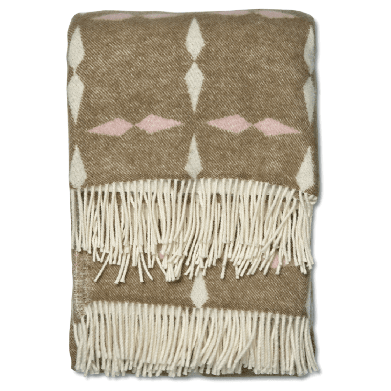 Tile Villahuopa 130x180 cm, Valkoinen / Pinkki / Beige