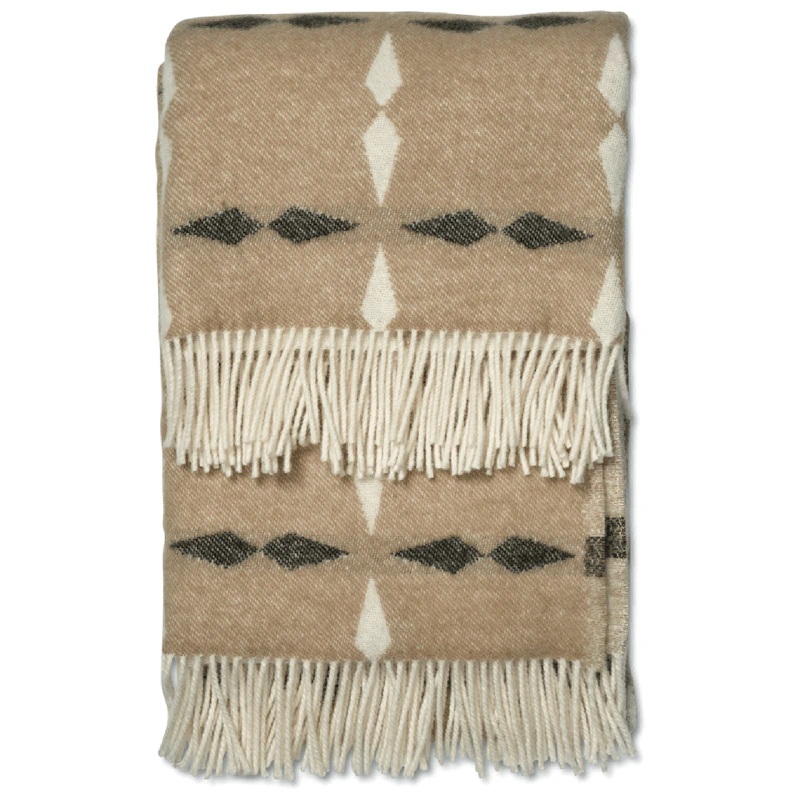 Tile Villahuopa 130x180 cm, Musta / Valkoinen / Beige