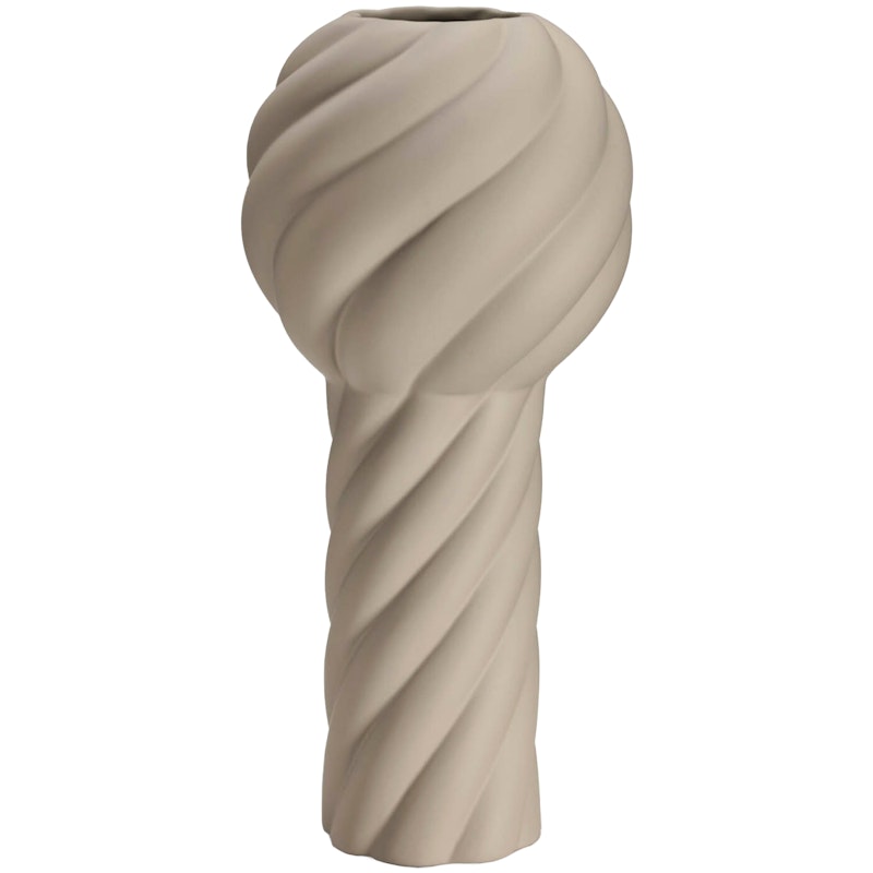 Twist Pillar Vaasi 34 cm, Hiekanvärinen