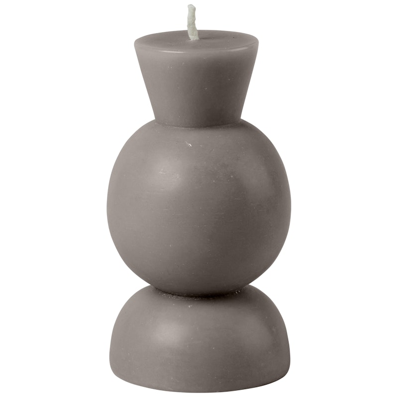 Candleholder Kynttilä S, Dark Taupe