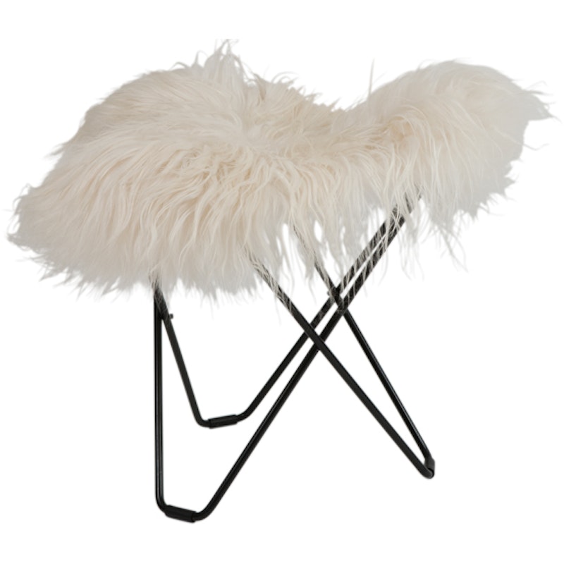 Flying Goose Iceland Stool, Wild White/Black