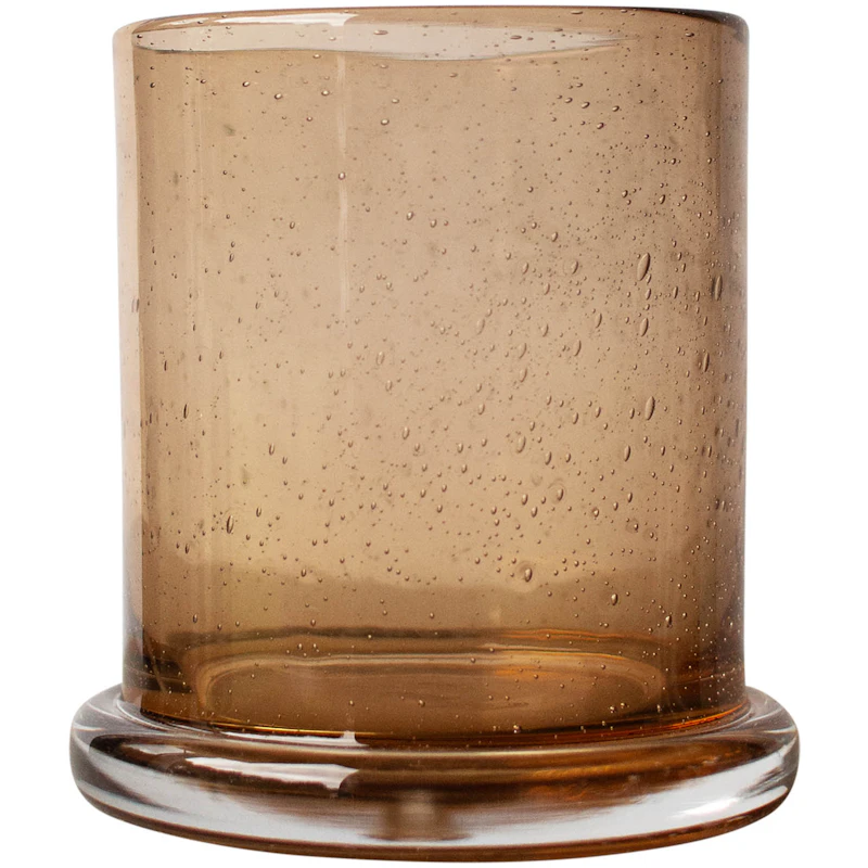 Bubble Kynttilänjalka Ø14 cm, Ruosteenpunainen