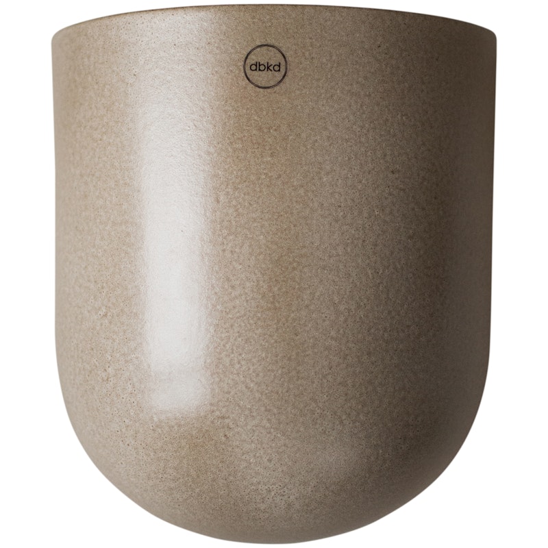 Cut Wall Pot Medium, White Seinäruukku, M Beige