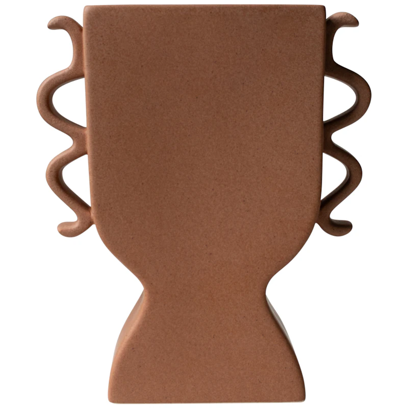 Flat Vaasi Keskikokoinen, Terracotta
