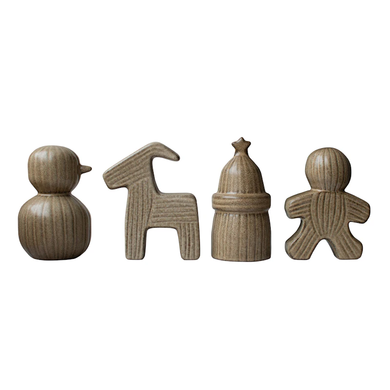 Joulujuna 4 kpl:n pakkaus, Beige