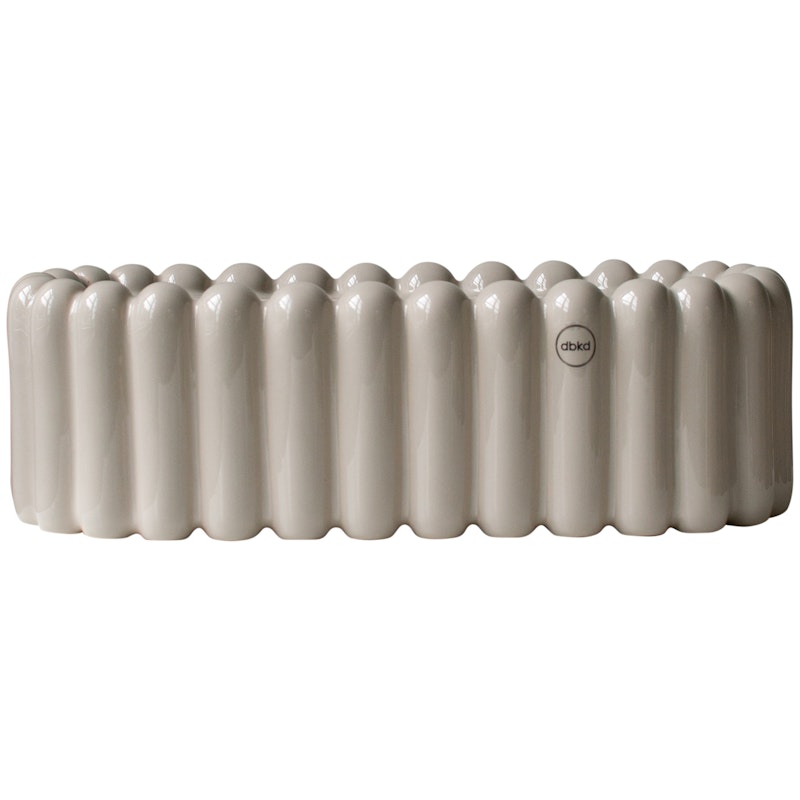 Mist Oval Ruukku Pieni, Taupe-ruskea