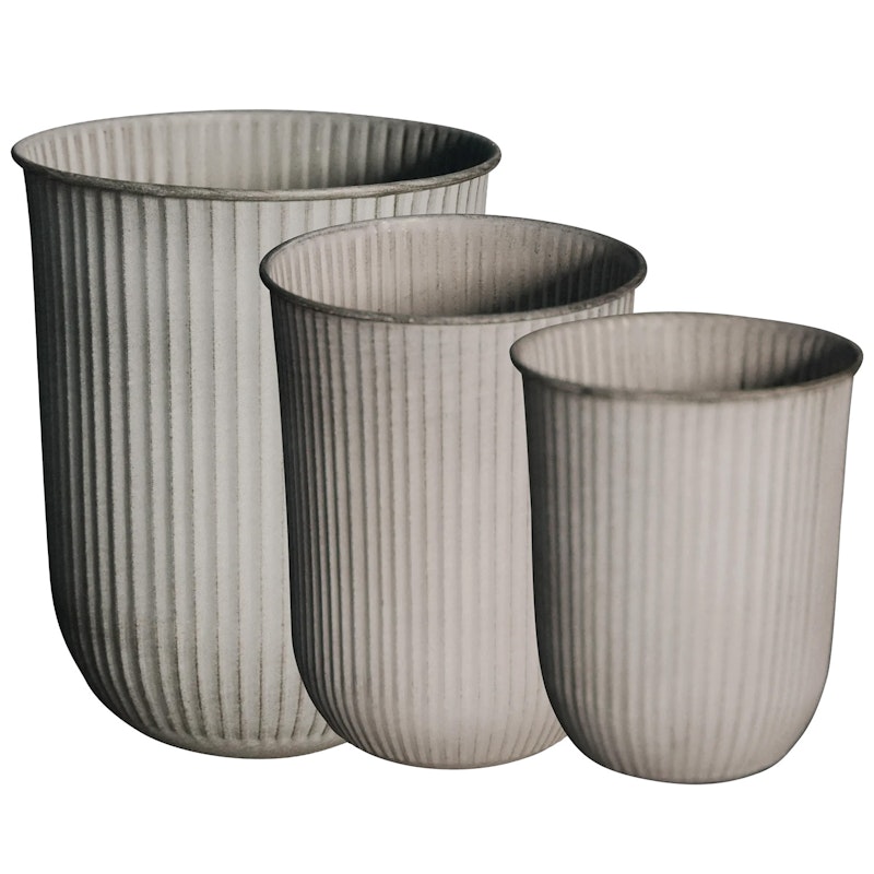 Out Stripe Ruukut 3 kpl:n pakkaus, Beiget