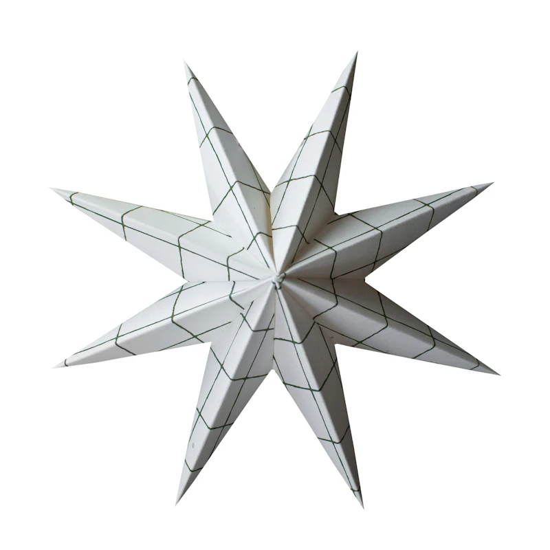 Paper Joulutähti Keskikokoinen, Square White
