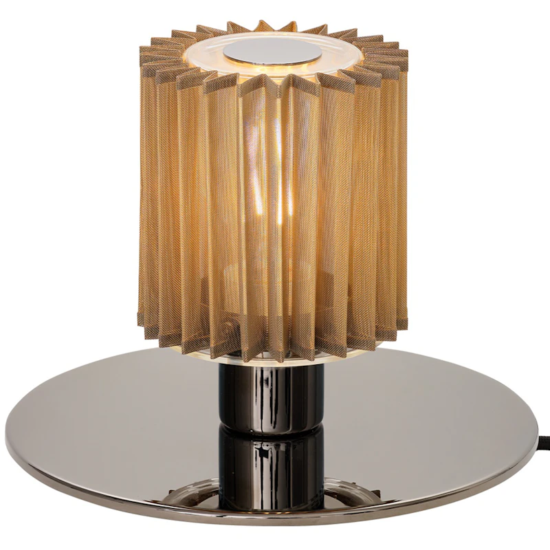 In the Sun 220 Table Lamp, Silver / Gold Mesh