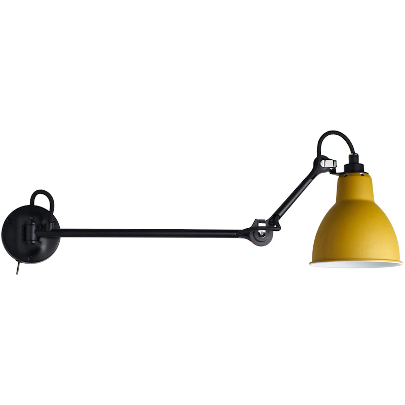 Lampe Gras N°204 L40 SW Seinävalaisin, Keltainen