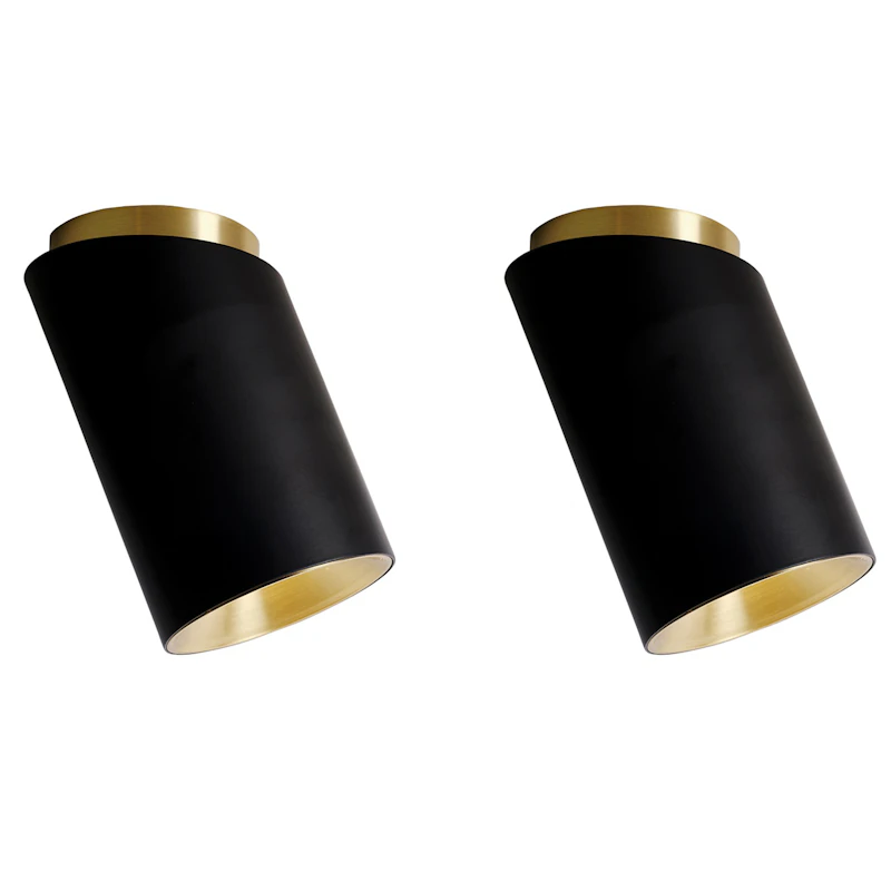 Tobo C85 Kohdevalo Diagonaalinen 2 kpl:n pakkaus, Musta