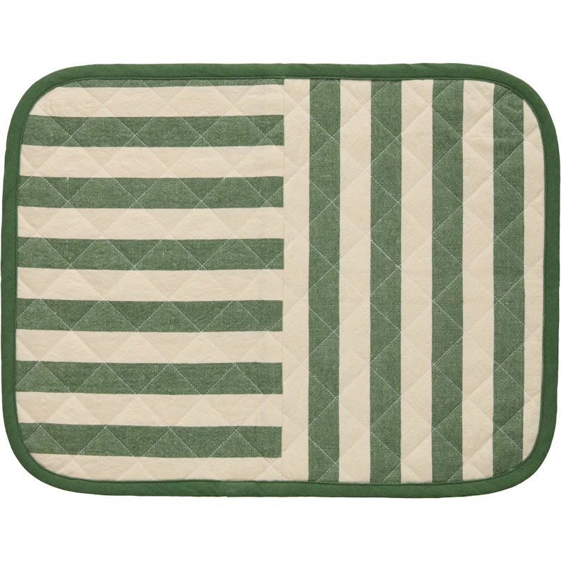 Block Stripe Tabletti 35x45 cm, Vihreä