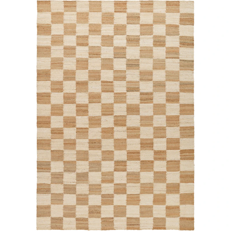 Chess Matto Natural Jute / Luonnonvalkoinen, 200x300 cm