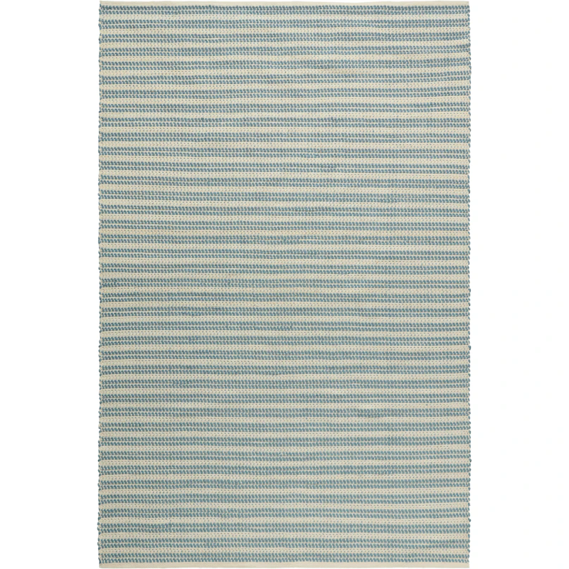 Dune Matto Kierrätetty PET-muovi 180x270 cm, Dusty Blue / Off-white