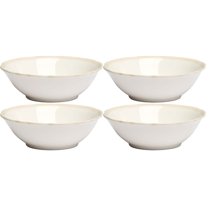 Fleur Kulho 15 cm 4 kpl:n pakkaus, Hiekanvärinen