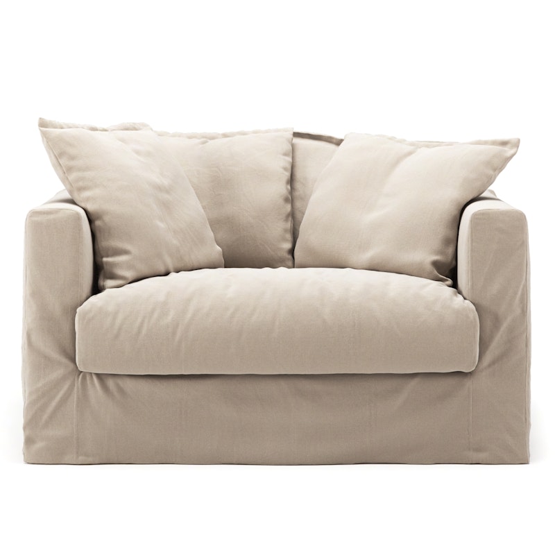 Le Grand Air Love Seat-Sohva Puuvilla, Beige