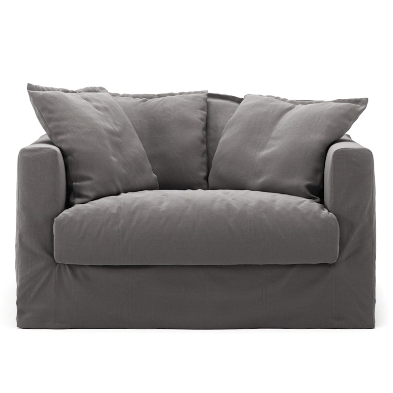 Le Grand Air Love Seat-Sohva Puuvilla, Harmaa