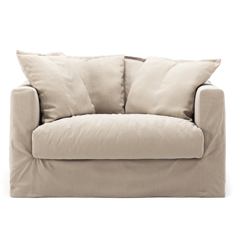 Le Grand Air Love Seat-Sohva Puuvilla, Beige