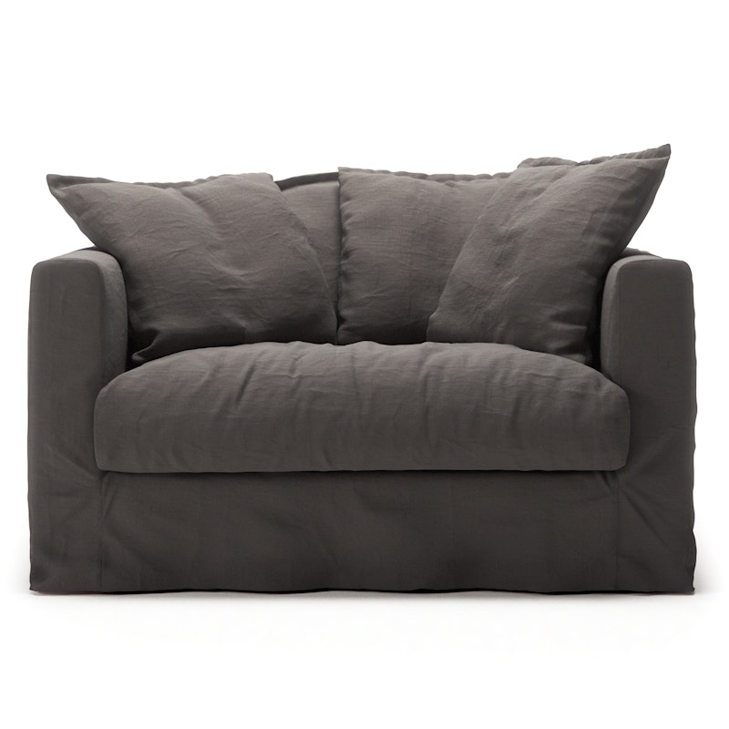 Le Grand Air Love Seat-Sohva Pellava, Smokey Granite