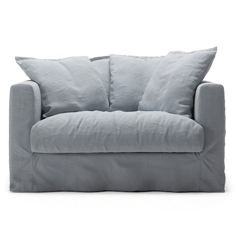 Le Grand Air Loveseat Linen Love Seat-Sohva Pellava, Nordic Sky