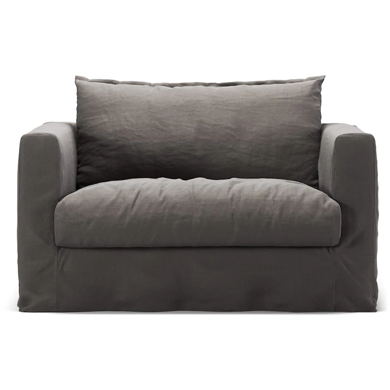 Le Grand Air Nou Love Seat-Sohva Pellava, Smokey Granite