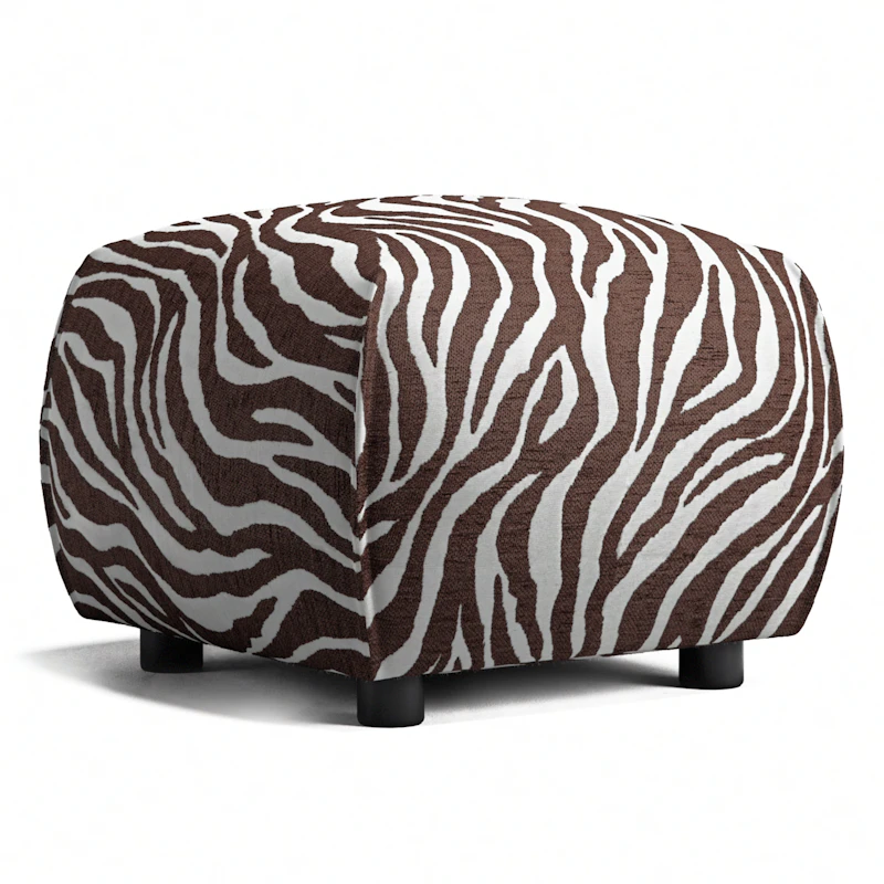 Le Petite Rahi Zebra, Ruskea / Valkoinen