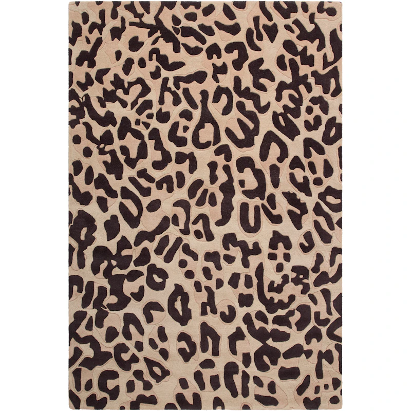 Leopard Villamatto 180x270 cm, Ruskea