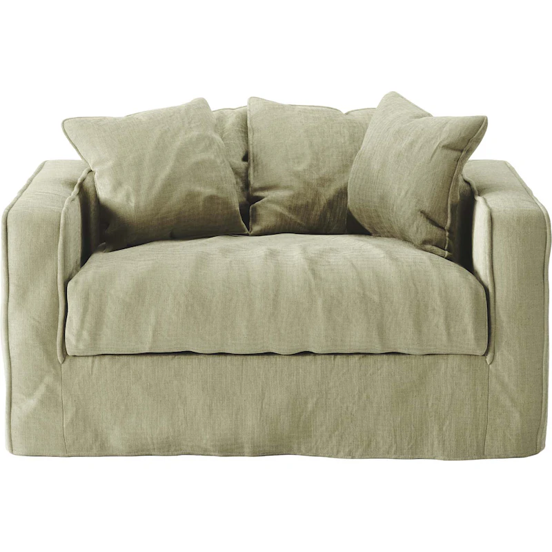 Verhoilu Loom Love Seat Linne -tuoliin, Moss