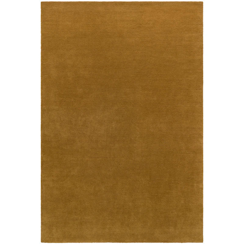 Nordic Plain Villamatto 250x350 cm, Mustard