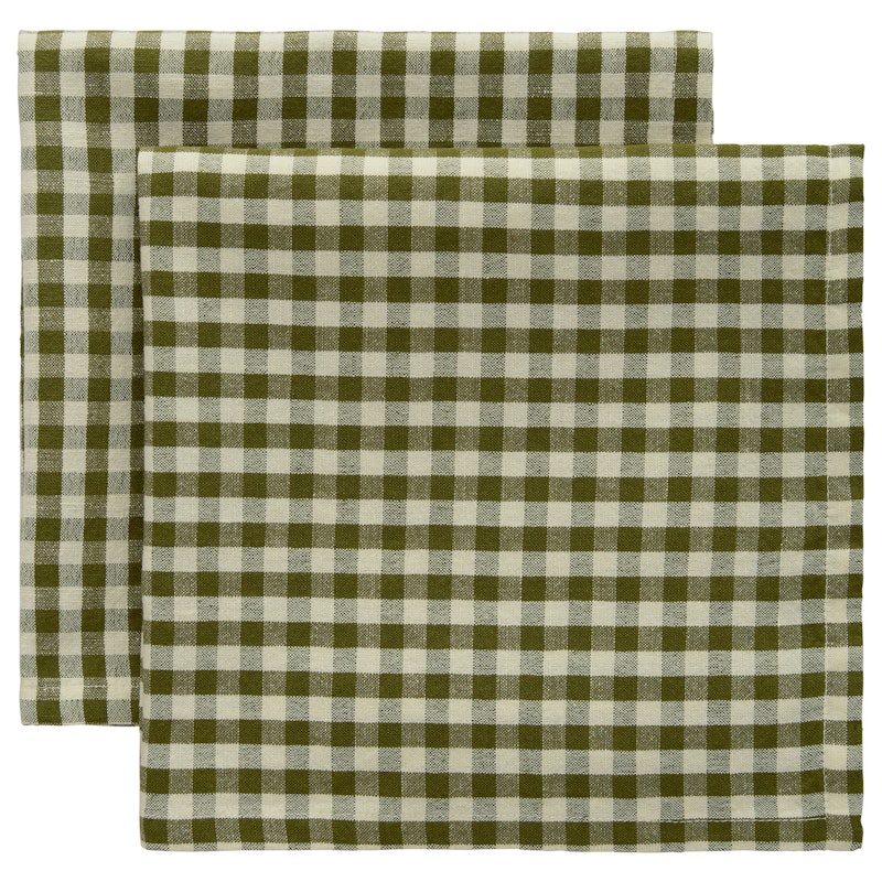 Oliva Servetti 45x45 cm 2 kpl:n pakkaus, Olive