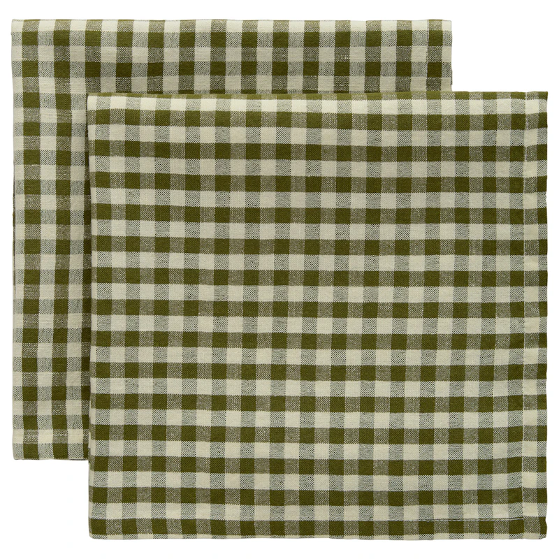 Oliva Servetti 45x45 cm 2 kpl:n pakkaus, Olive