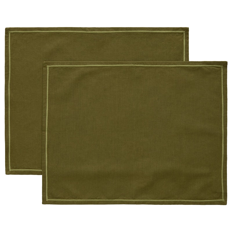 Sienna Tabletti 35x45 cm 2 kpl:n pakkaus, Olive