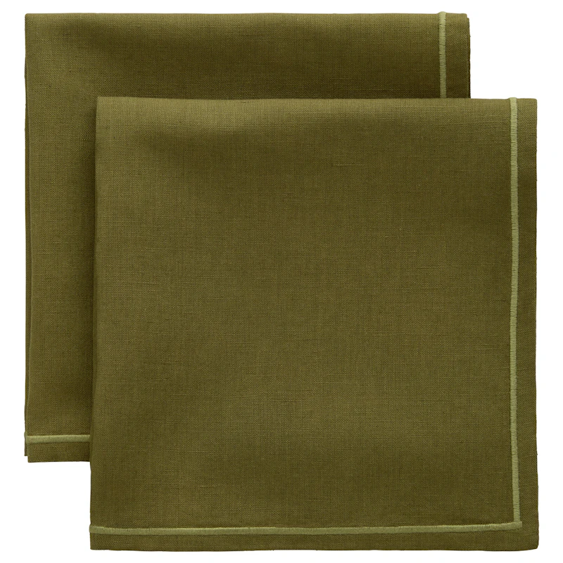 Sienna Servetti 45x45 cm 2 kpl:n pakkaus, Olive