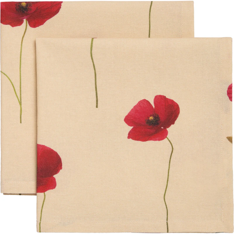 Vallmo Servetti 2 kpl:n pakkaus 45x45 cm