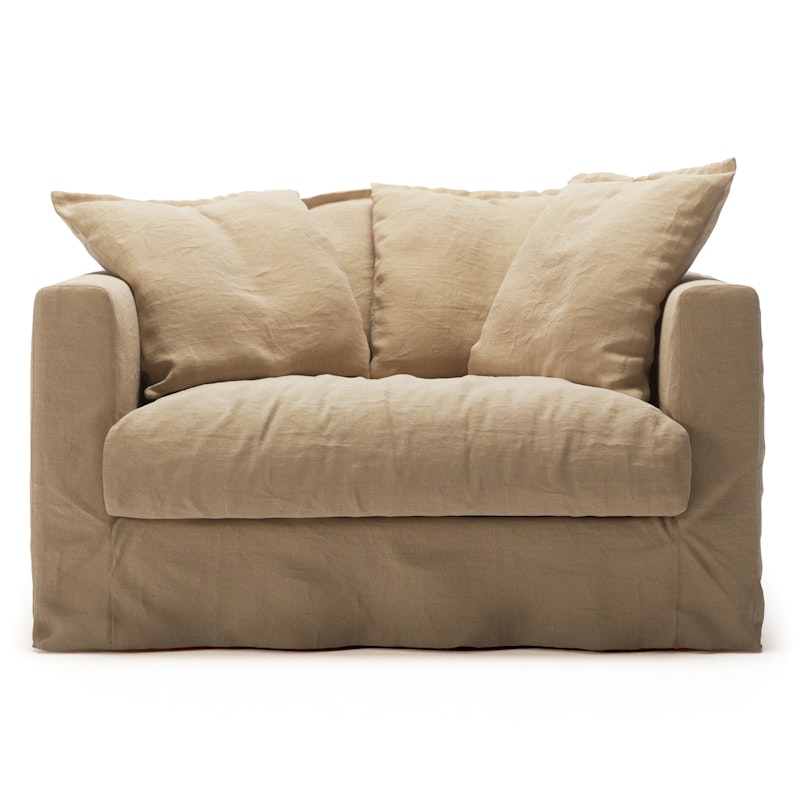 Verhoilu Le Grand Air Love Seat-sohvalle Pellava, Desert Sand