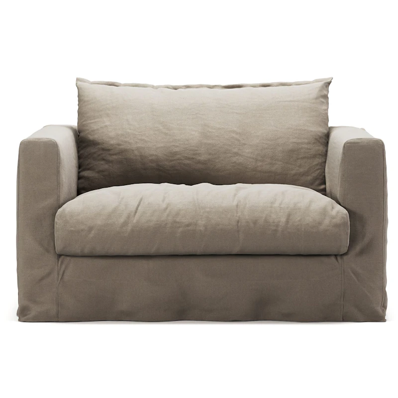 Verhoilu Le Grand Air Nou Love Seat-sohvalle Pellava, Savage Linen