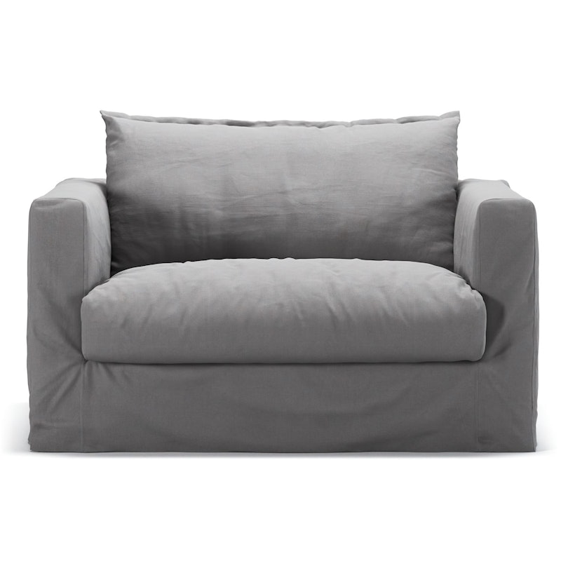 Verhoilu Le Grand Air Nou Love Seat-sohvalle Puuvilla, Vaaleanharmaa